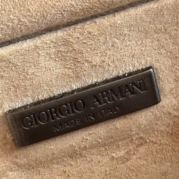 Giorgio Armani Vintage Crocodile Leather Shoulder Bag - Picture 8 of 9